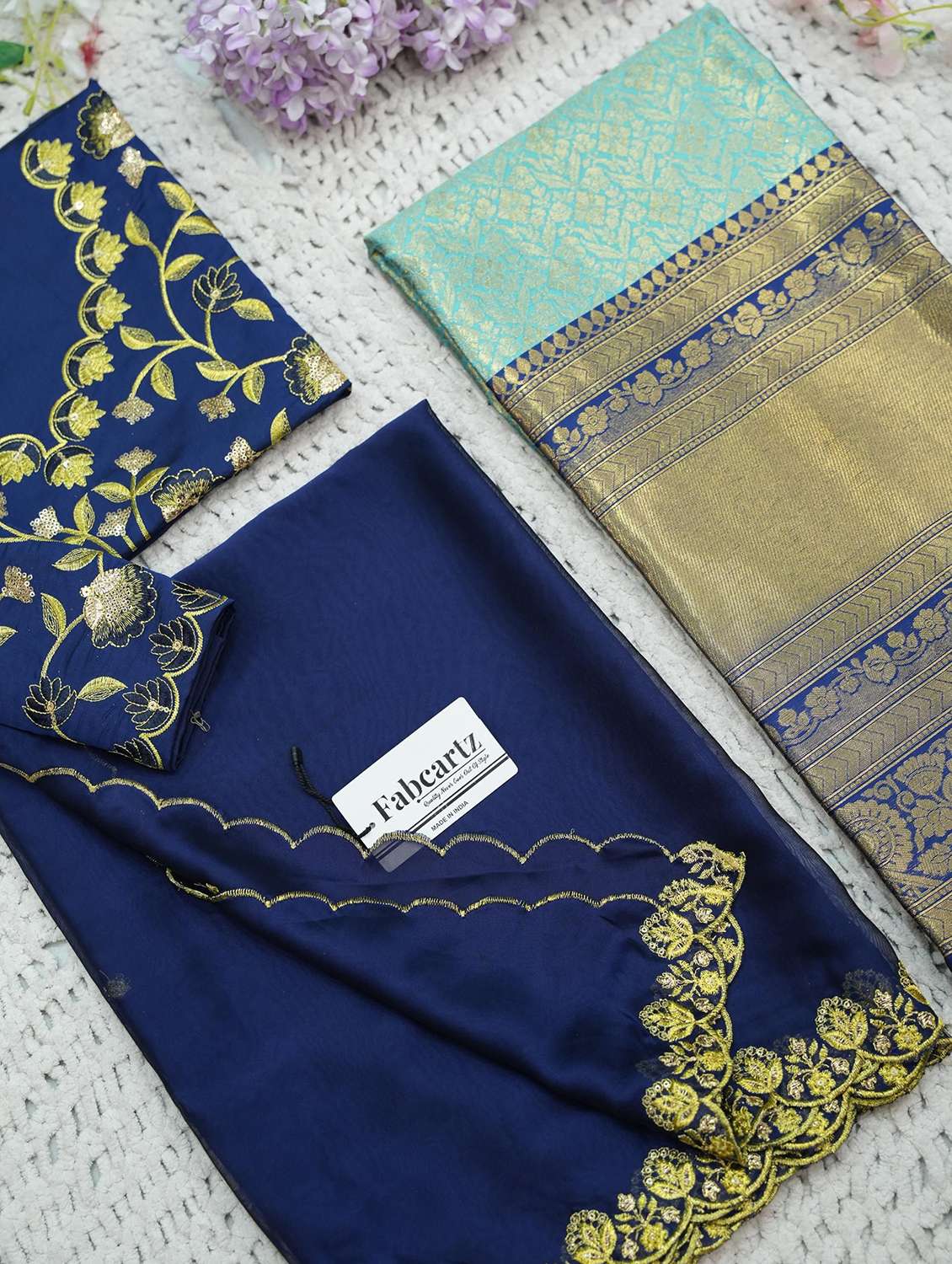 women self design south indian style unstitched lehenga choli - 22240931 -  Standard Image - 3