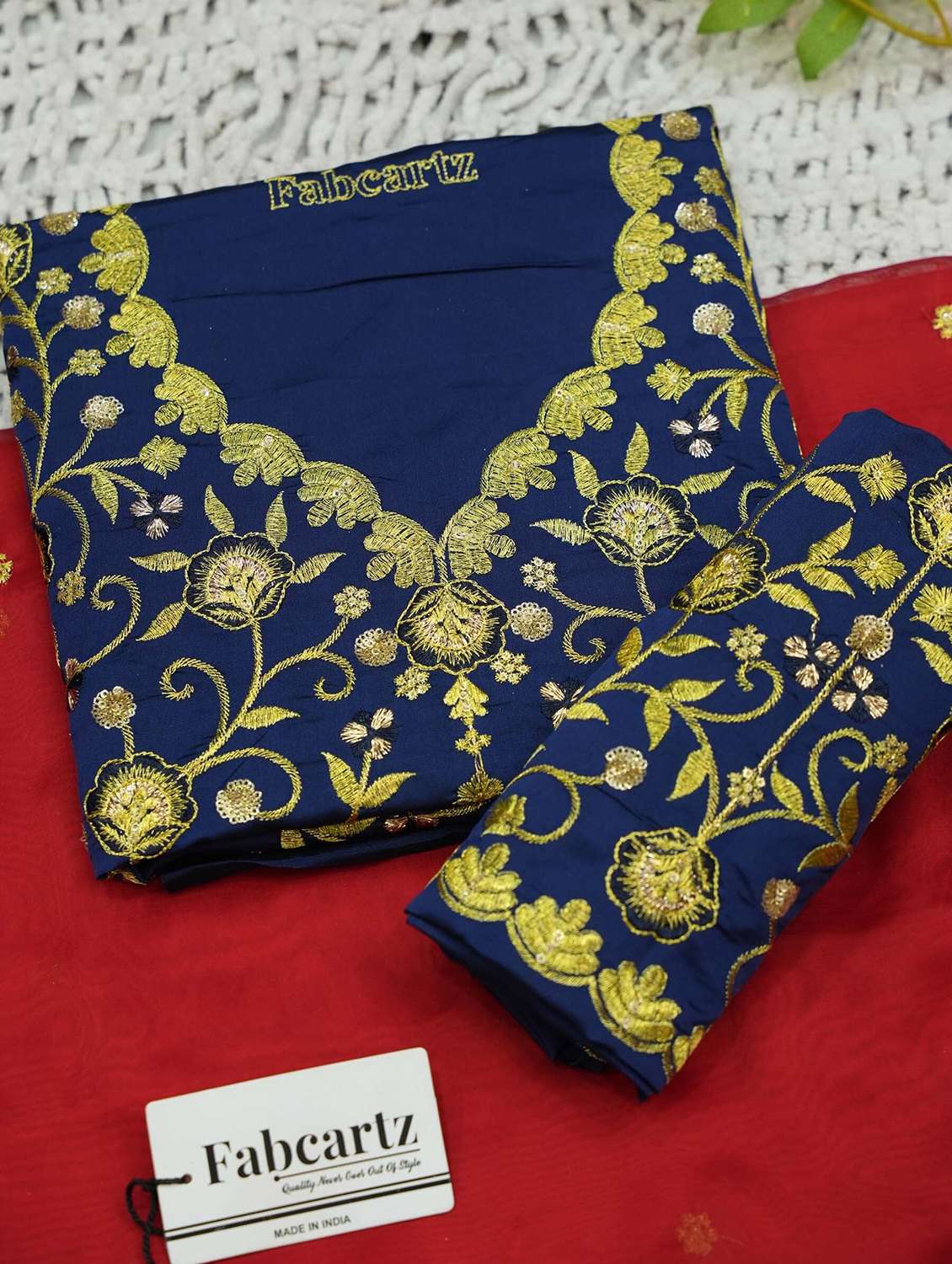 women self design south indian style unstitched lehenga choli - 22240937 -  Standard Image - 3