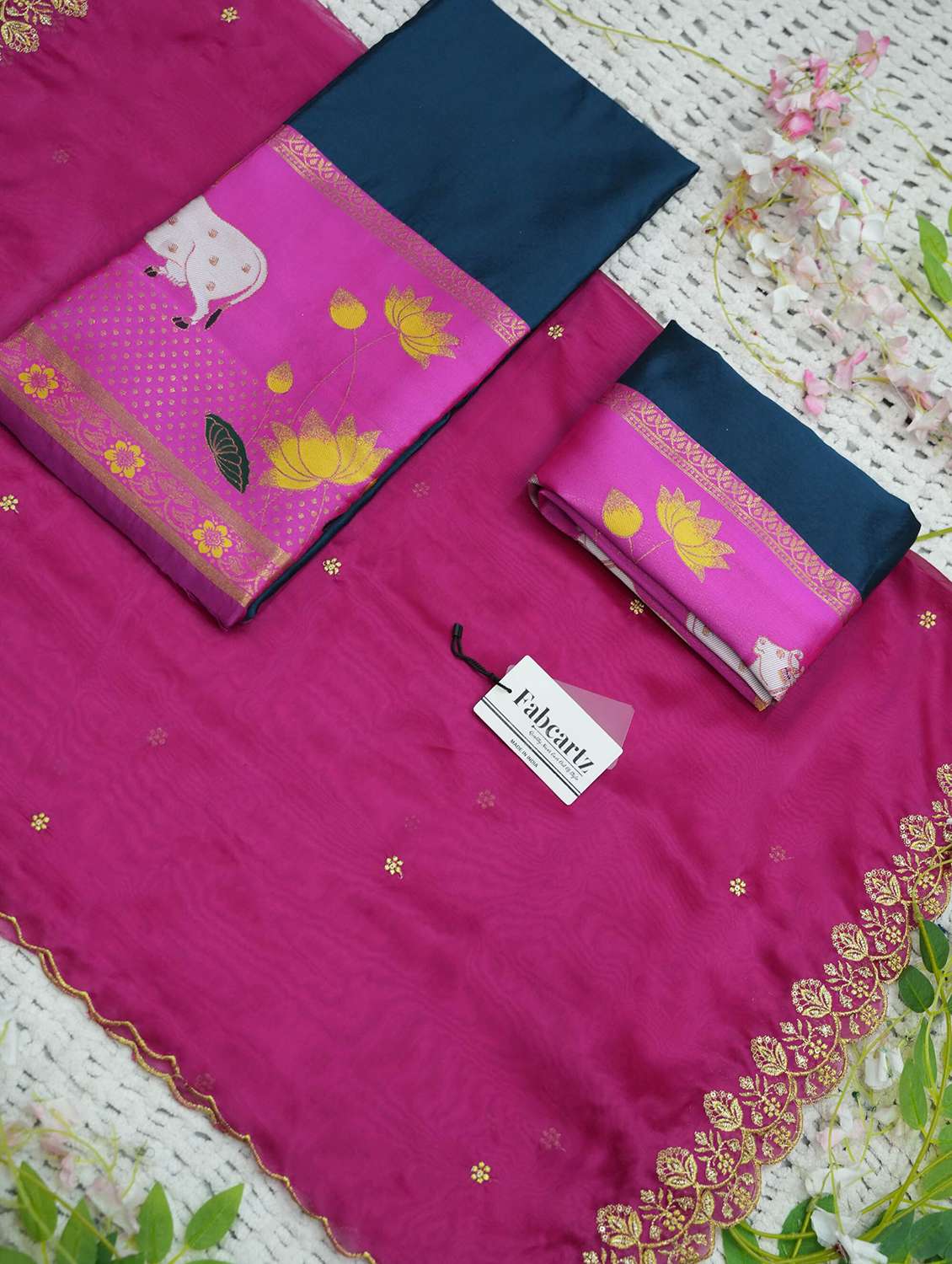 women self design south indian style unstitched lehenga choli - 22240941 -  Standard Image - 3