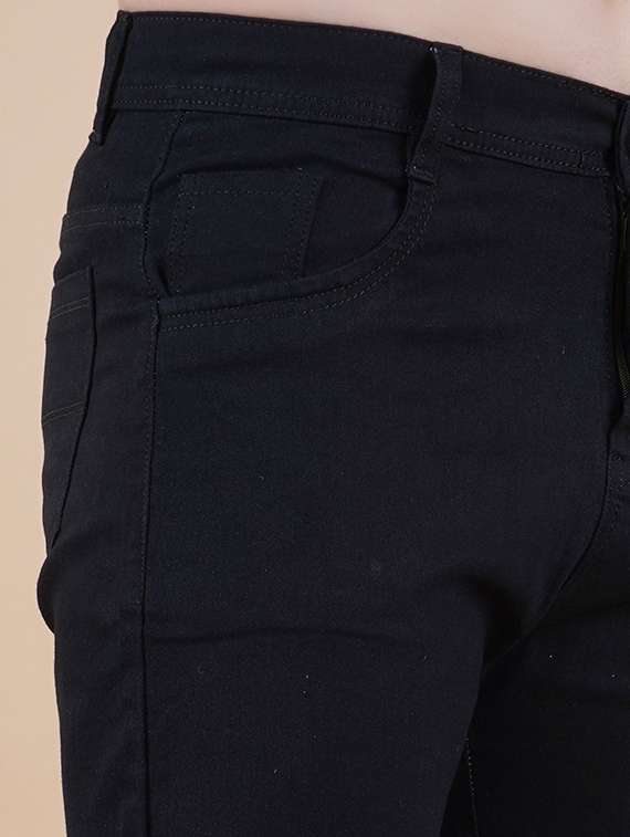 men slash knee mid rise relaxed fit jeans - 22240969 -  Standard Image - 3