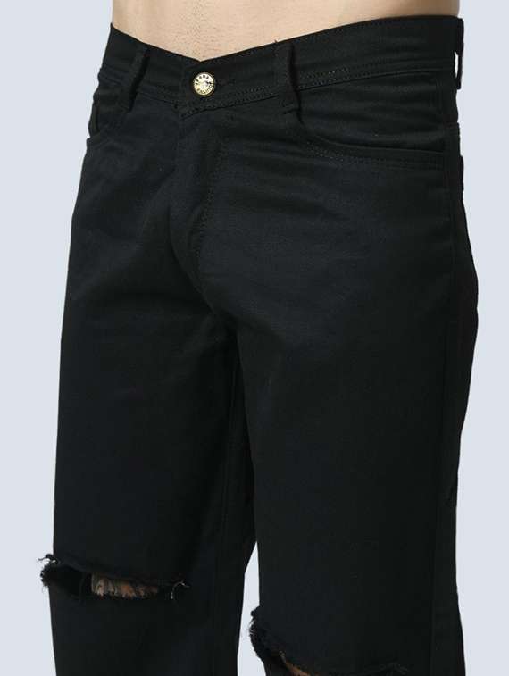 men slash knee mid rise relaxed fit jeans - 22240995 -  Standard Image - 3