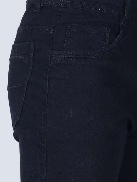 men plain mid rise relaxed fit jeans - 22241345 -  Standard Image - 3