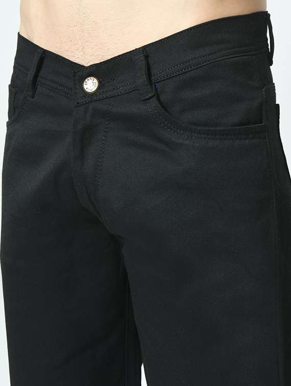 men plain mid rise relaxed fit jeans - 22241353 -  Standard Image - 3