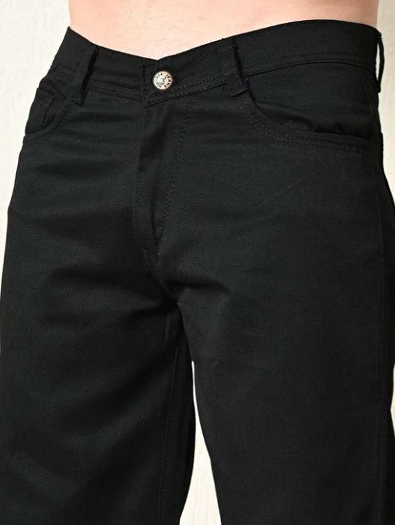 men plain mid rise relaxed fit jeans - 22241357 -  Standard Image - 3