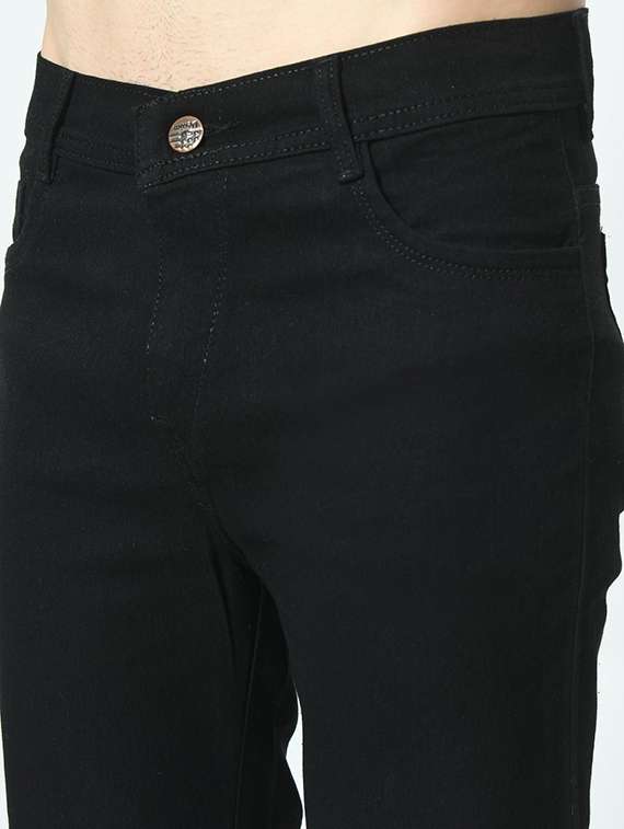 men plain mid rise bootcut jeans - 22241359 -  Standard Image - 3