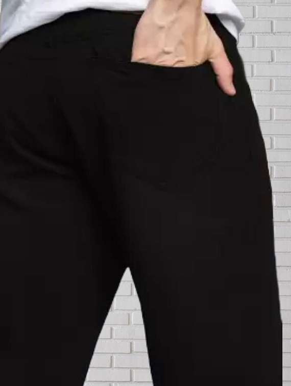 men plain mid rise relaxed fit jeans - 22241381 -  Standard Image - 3