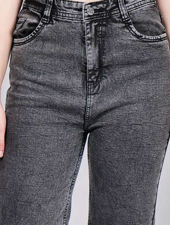 women solid mid rise straight fit jeans - 22241480 -  Standard Image - 3