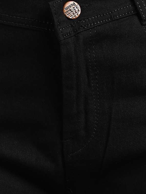 women solid high rise straight fit jean - 22241533 -  Standard Image - 3