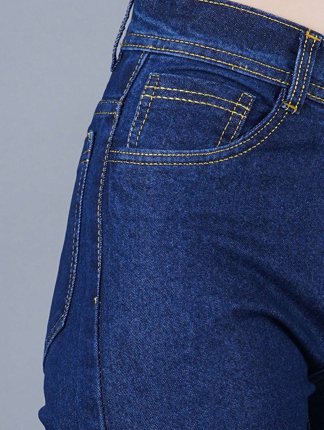 women solid mid rise denim cargo - 22241651 -  Standard Image - 3