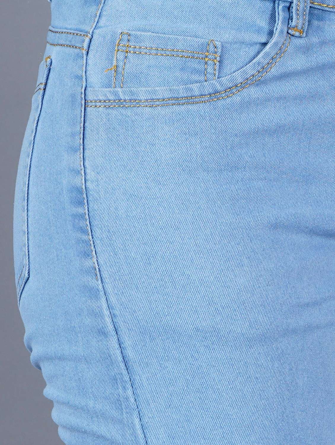 women solid high rise straight fit jean - 22241746 -  Standard Image - 3