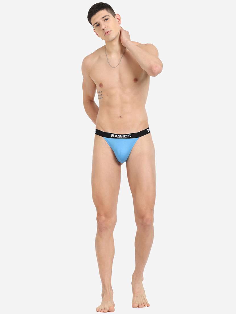 men pack of 2 color block thongs brief - 22241834 -  Standard Image - 3
