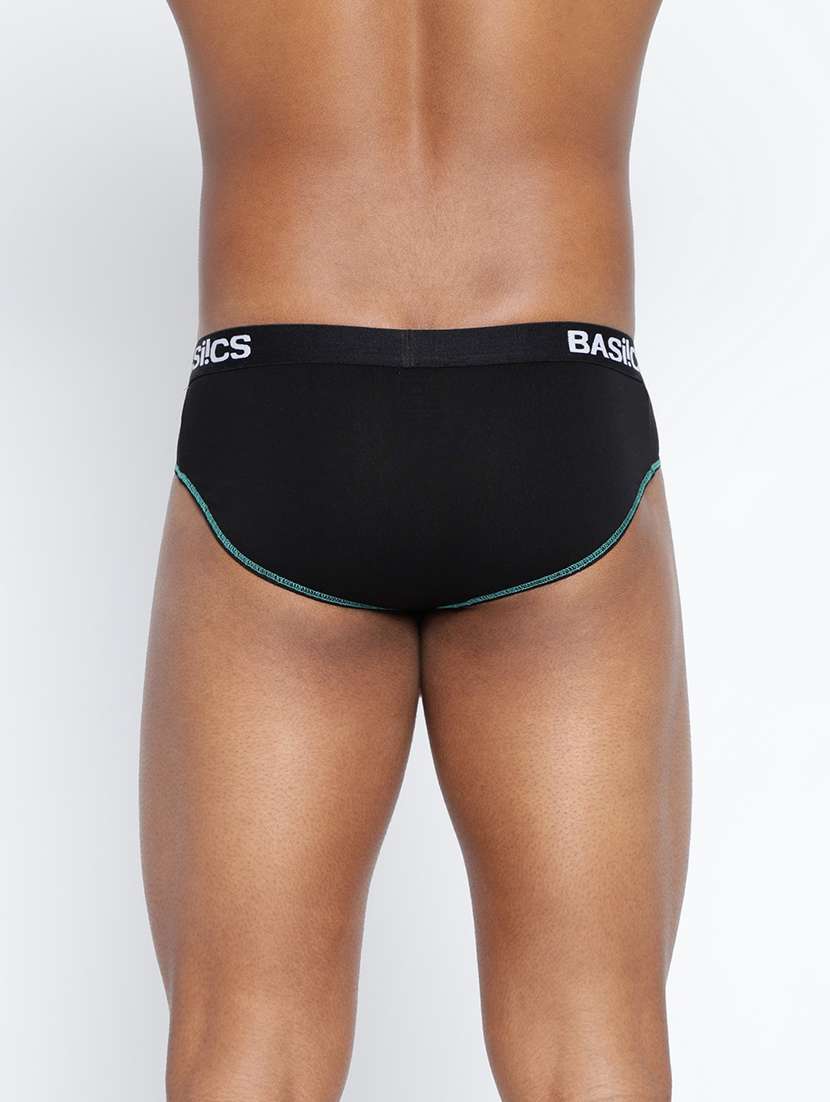 men pack of 6 solid hipster brief - 22241838 -  Standard Image - 3