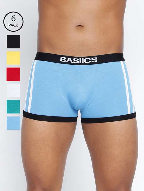 men pack of 6 striped trunks brief - 22241843 -  Standard Image - 0