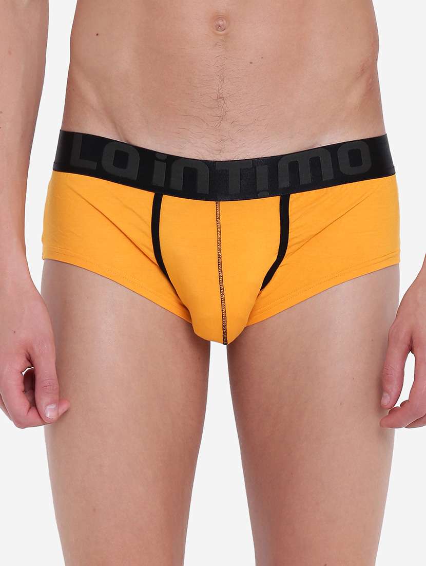 men color block hipster brief