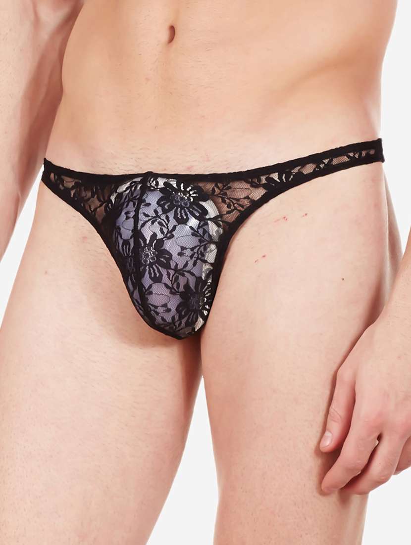 men self design thongs brief