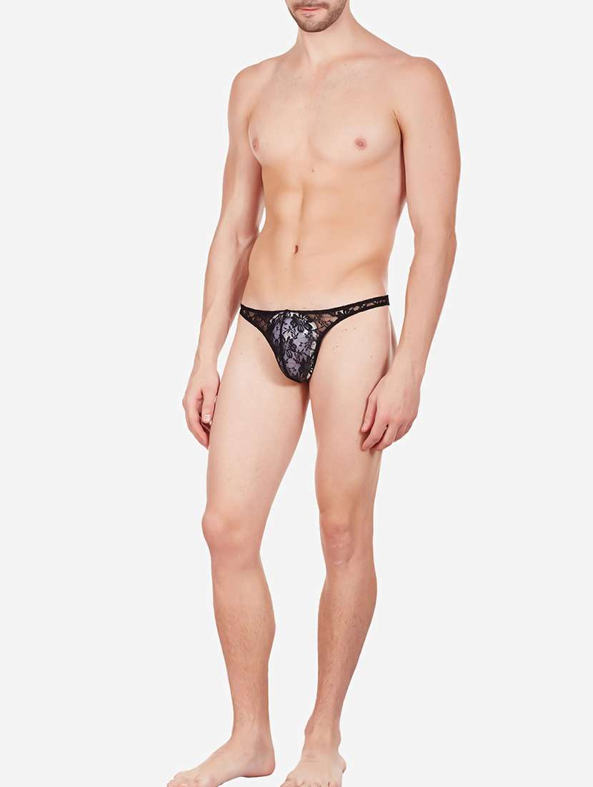 men self design thongs brief - 22241857 -  Standard Image - 3