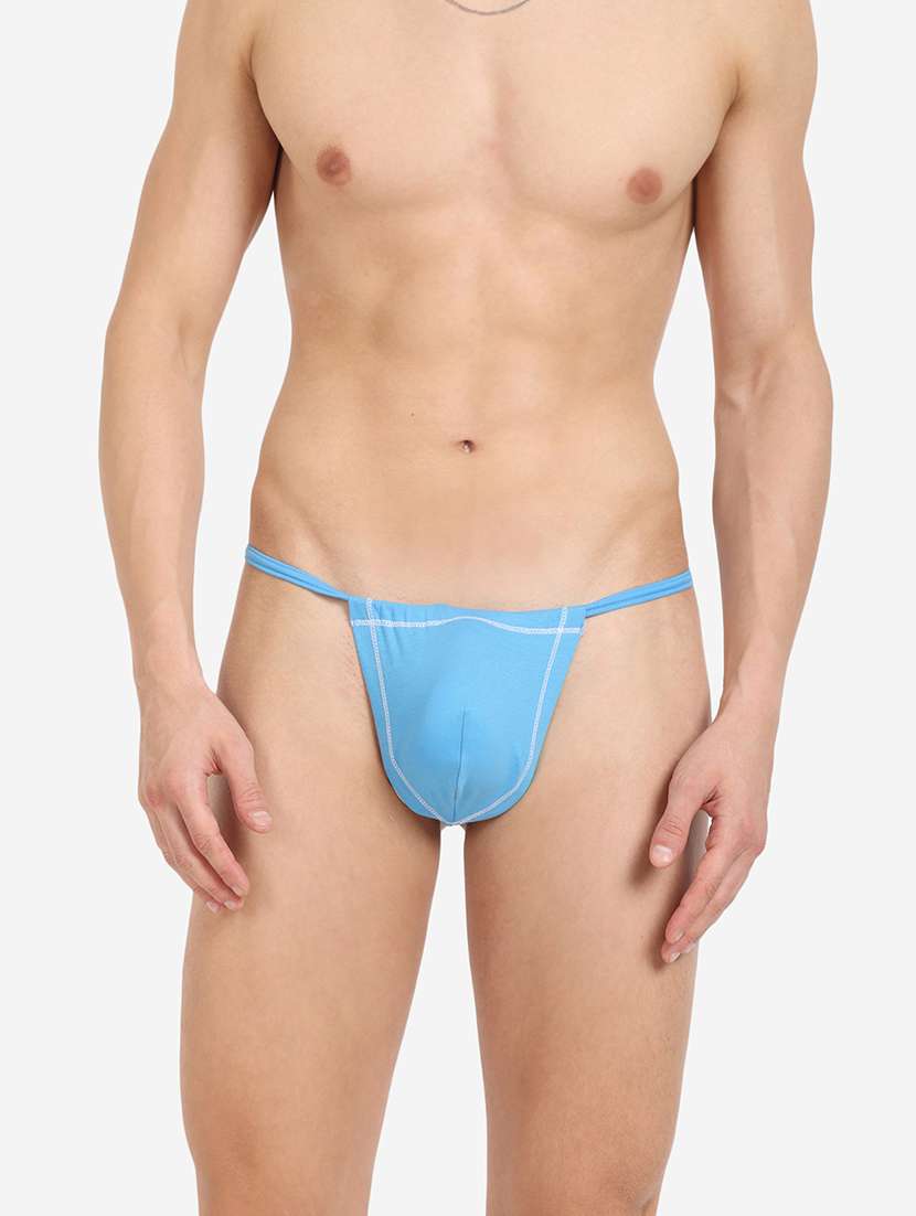 men solid thongs brief