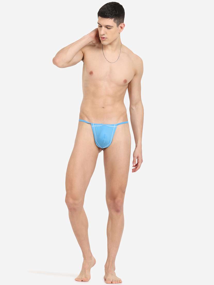 men solid thongs brief - 22241866 -  Standard Image - 3