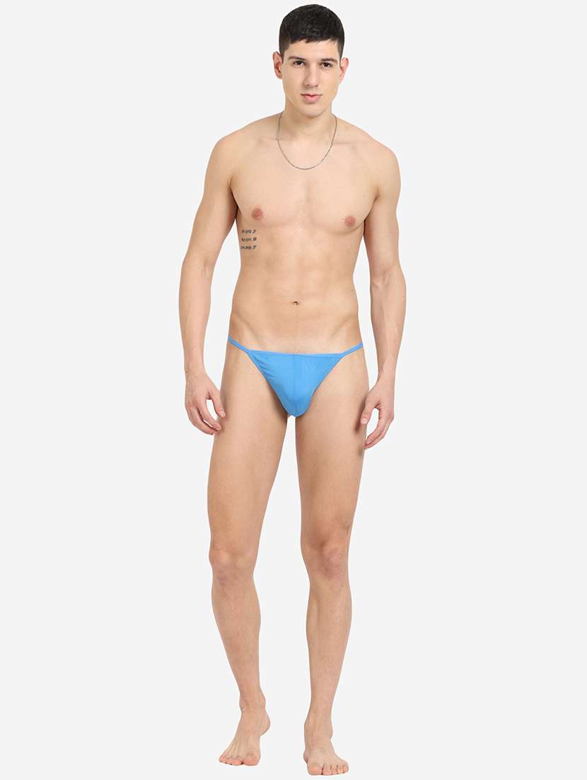 men solid thongs brief - 22241871 -  Standard Image - 3