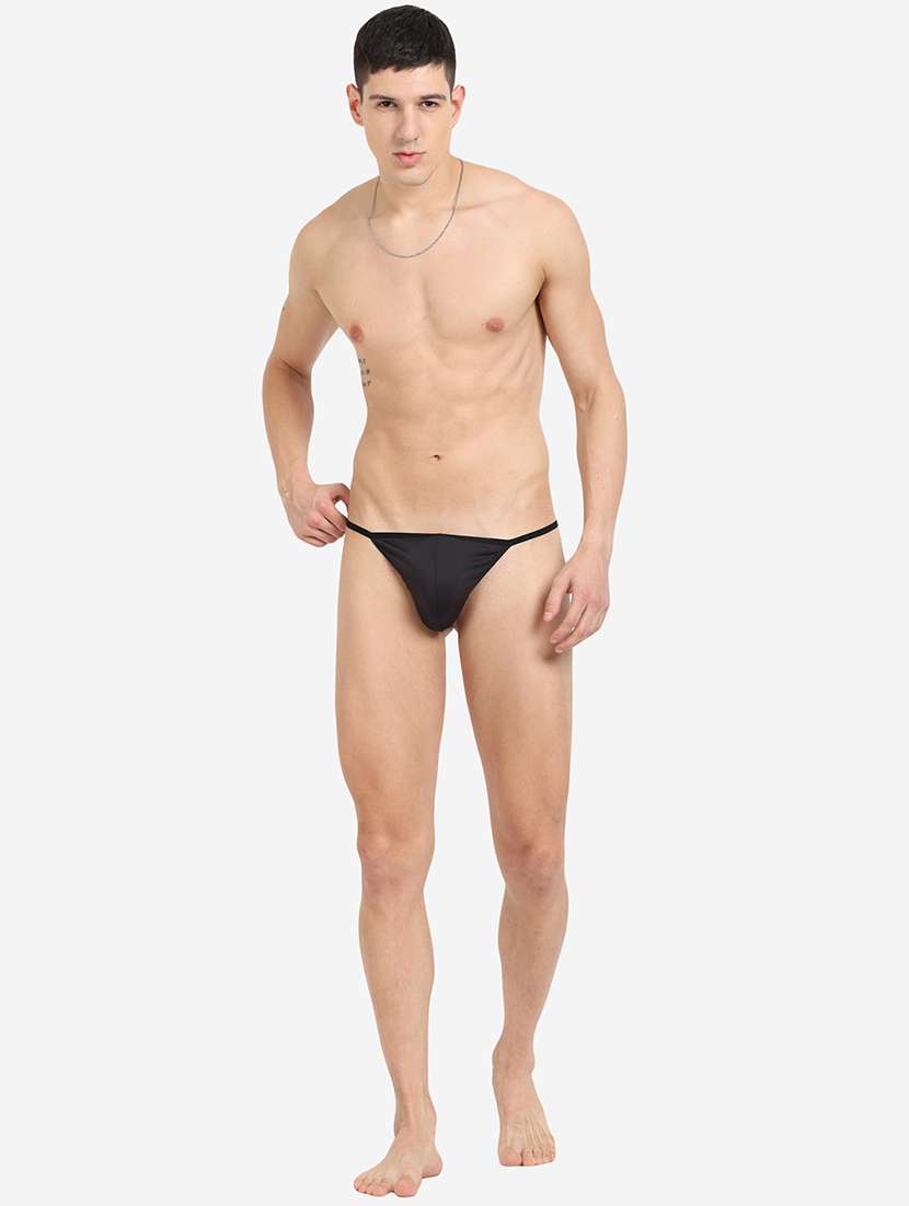 men solid thongs brief - 22241872 -  Standard Image - 3