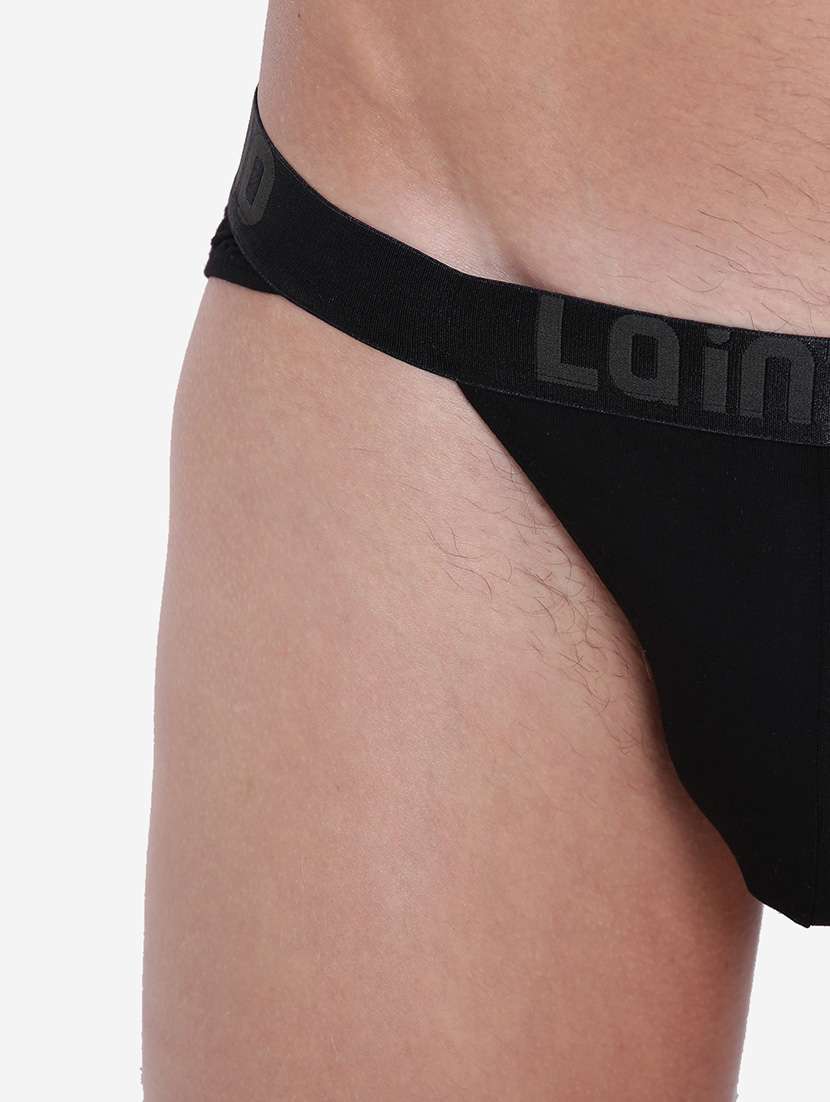 men solid thongs brief - 22241911 -  Standard Image - 3