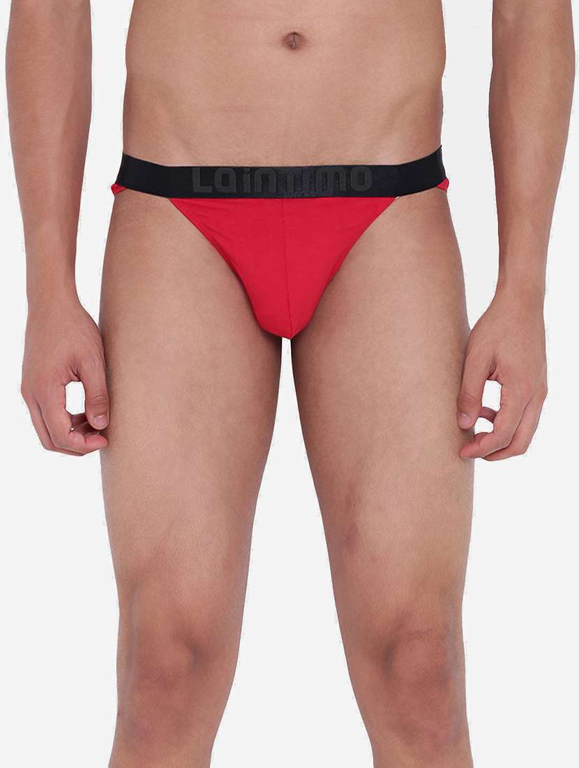 men solid thongs brief