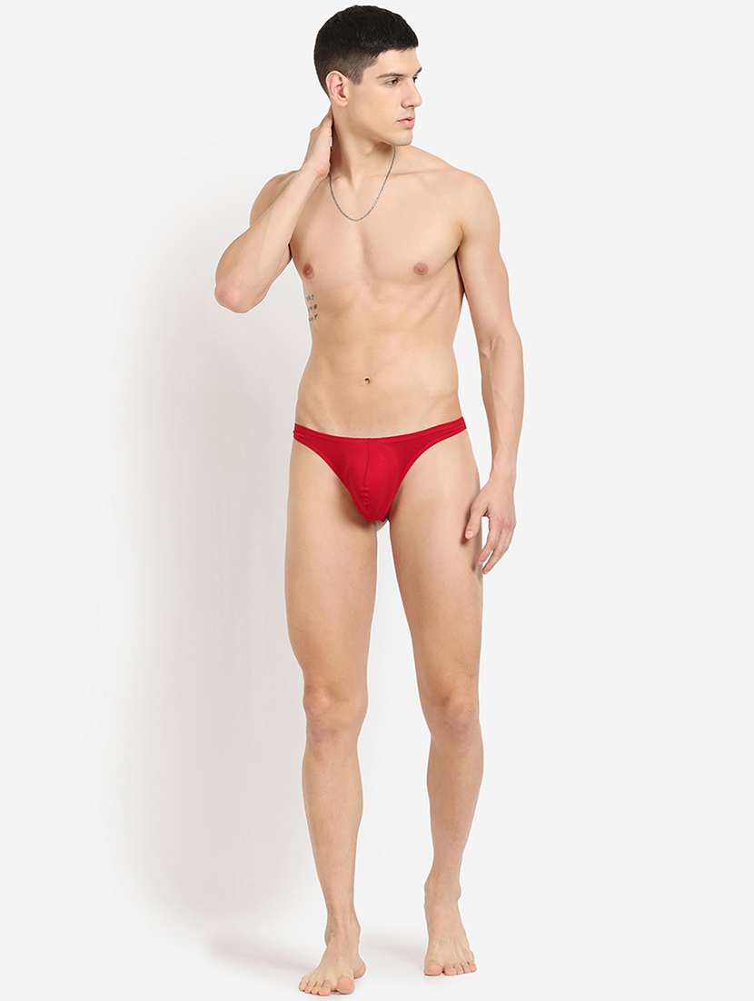 men solid thongs brief - 22241925 -  Standard Image - 3