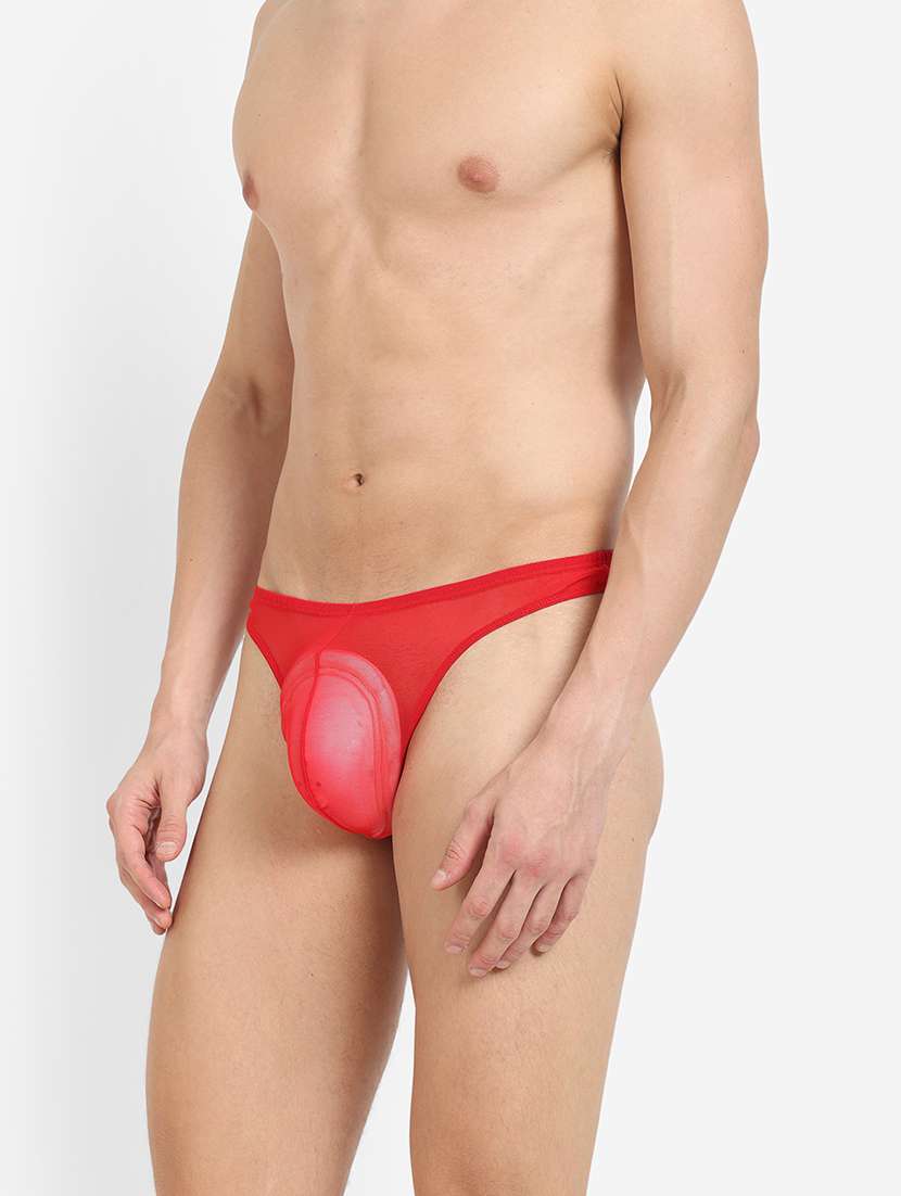 men solid thongs brief