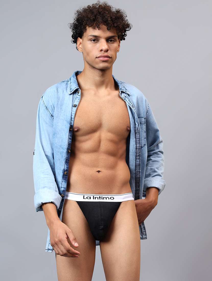 men color block thongs brief - 22241968 -  Standard Image - 3