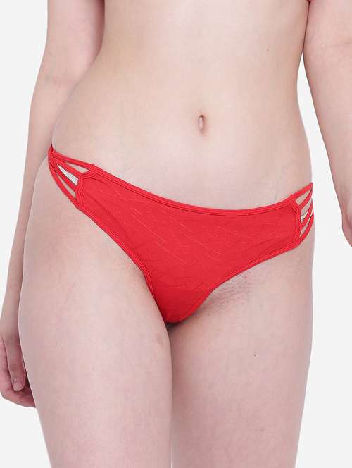 women solid low rise thongs  - 22242017 -  Standard Image - 0