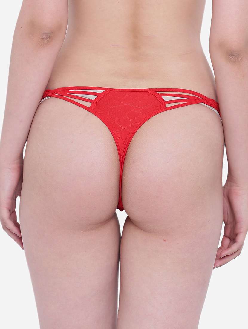 women solid low rise thongs  - 22242017 -  Standard Image - 3