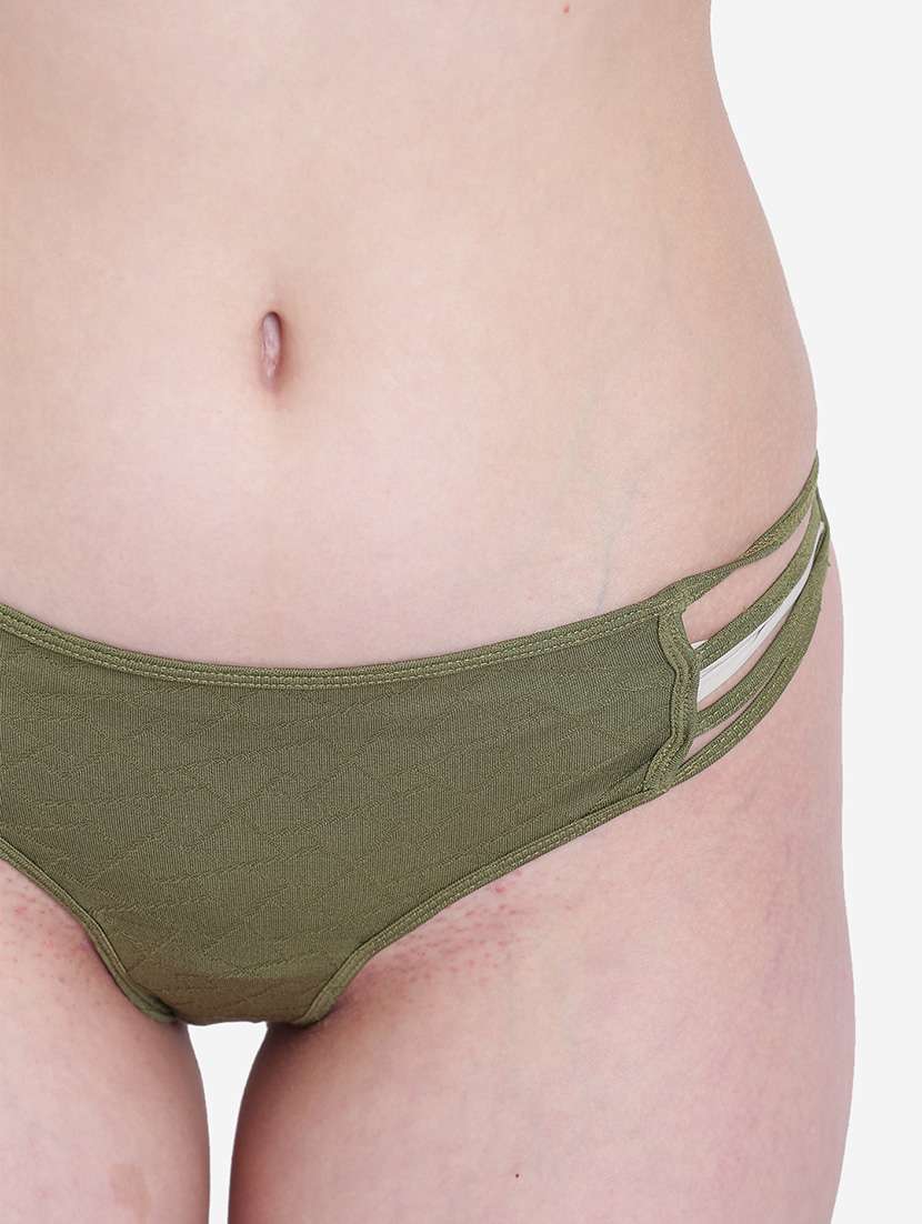 women solid low rise thongs  - 22242023 -  Standard Image - 5