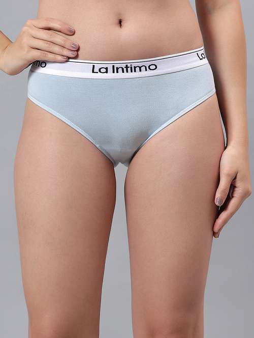 women solid low rise bikini panty - 22242031 -  Standard Image - 0