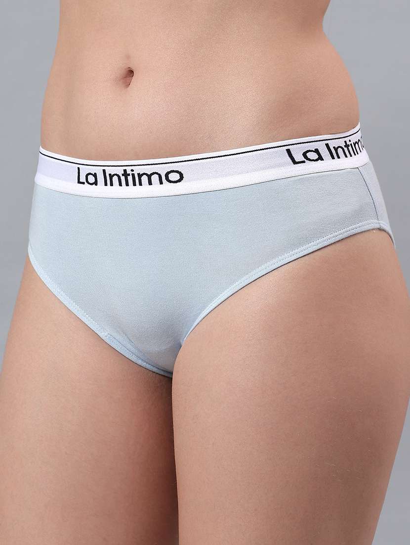 women solid low rise bikini panty - 22242031 -  Standard Image - 3