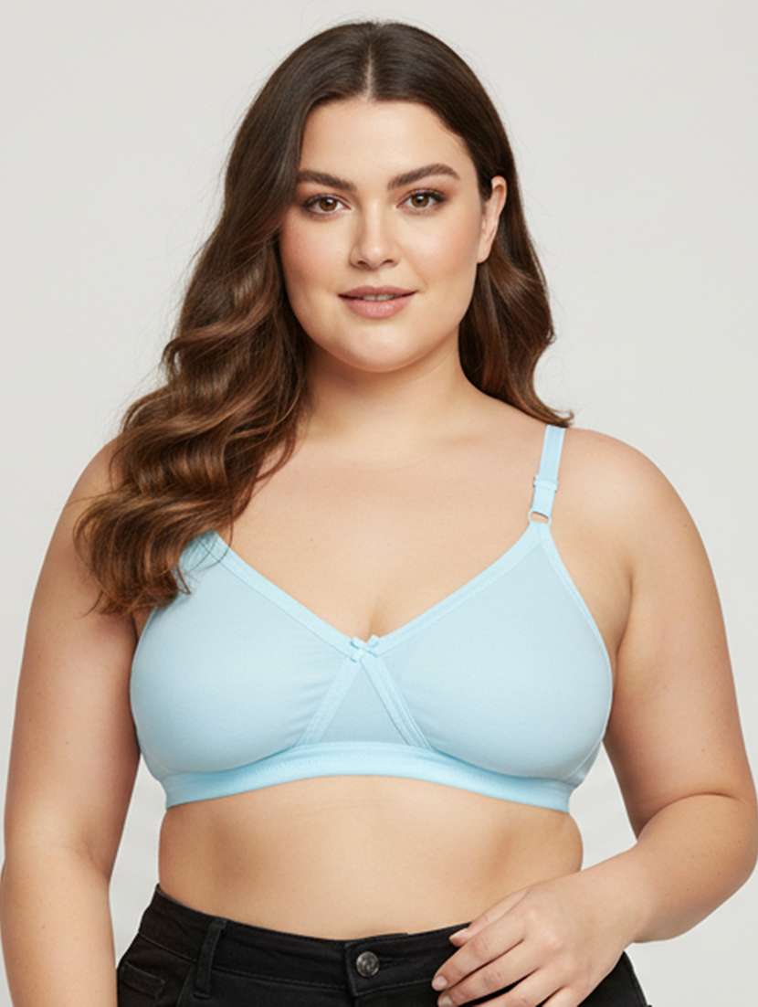 women plus size solid non padded minimizer bra