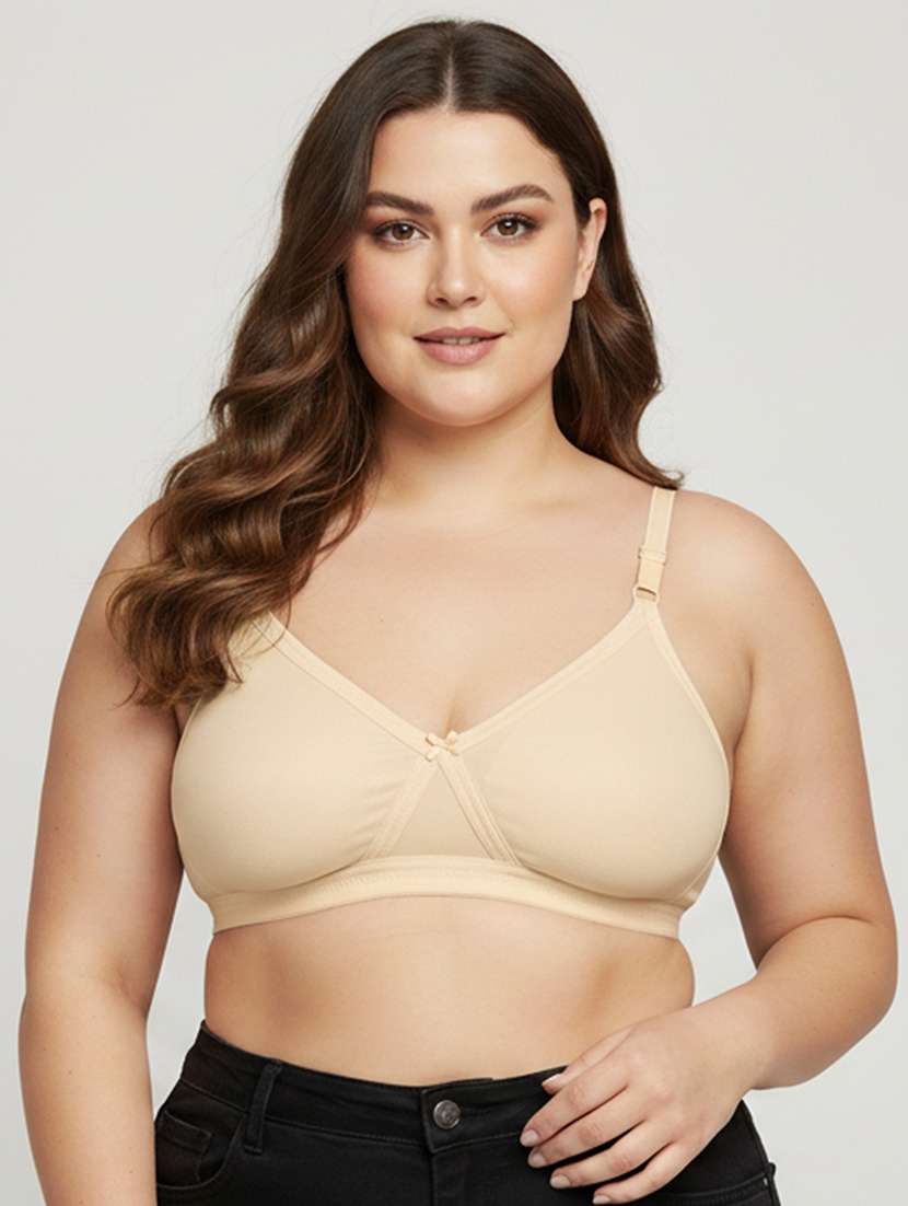 women plus size solid non padded minimizer bra