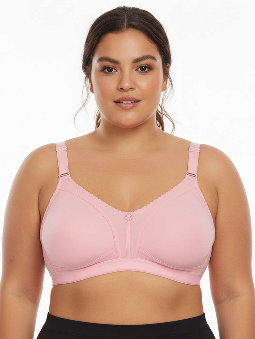 women plus size solid non padded minimizer bra