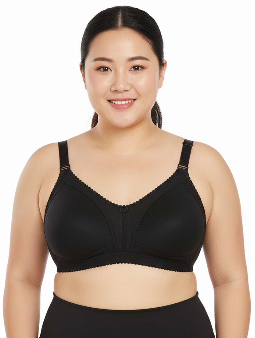 women plus size solid non padded minimizer bra