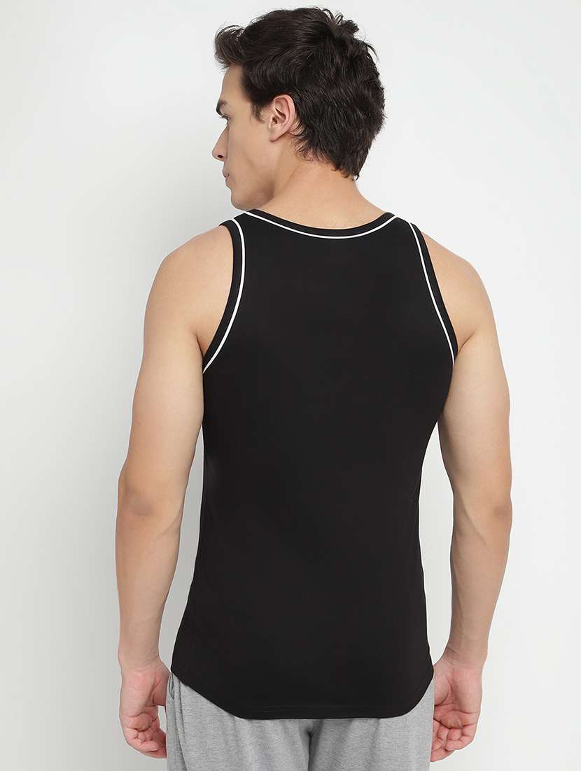 men pack of 2 solid sleeveless vest - 22242052 -  Standard Image - 3
