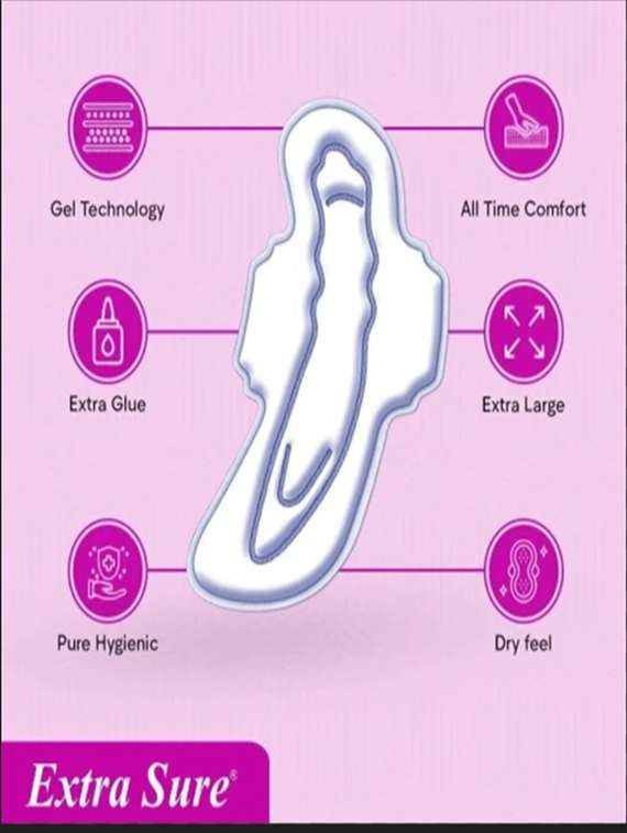 soft & rash free sanitary pads for women - 22243298 -  Standard Image - 3