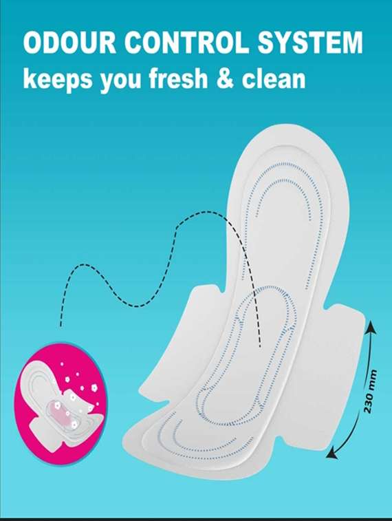 soft & rash free sanitary pads for women - 22243300 -  Standard Image - 3
