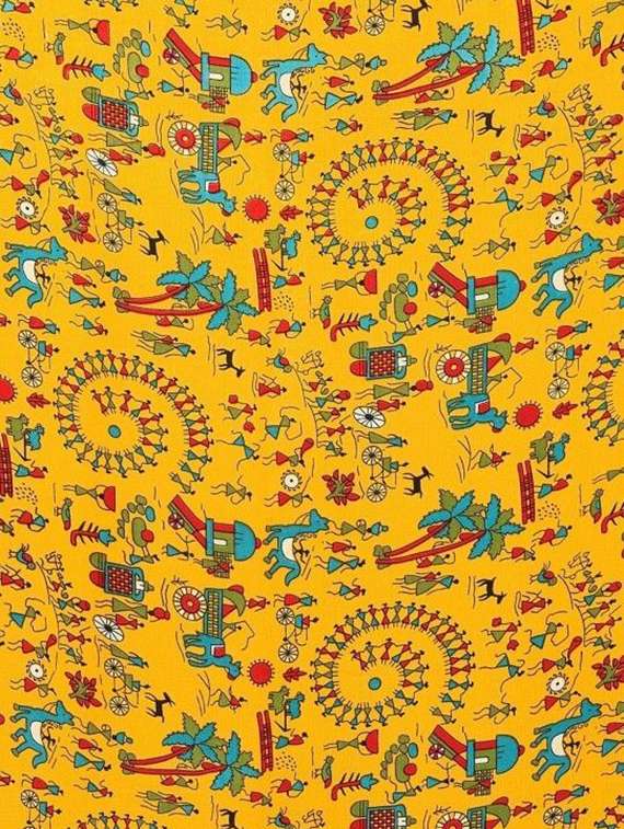 women pack of 2 printed combo saree with blouse - 22243493 -  Standard Image - 5