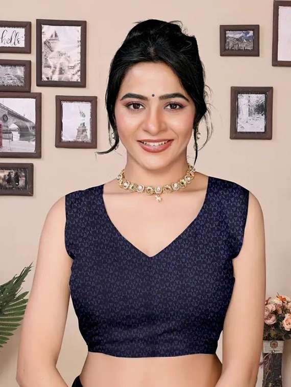 women printed casual wear saree with blouse - 22243613 -  Standard Image - 5