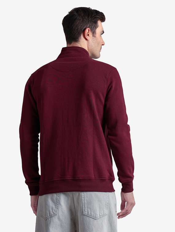 men solid long sleeve regular fit sweatshirt - 22243954 -  Standard Image - 3