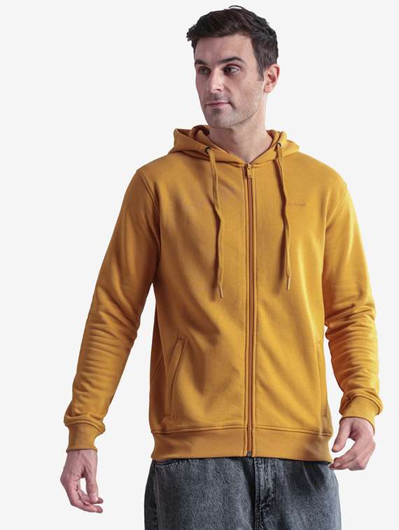 men solid long sleeve regular fit sweatshirt