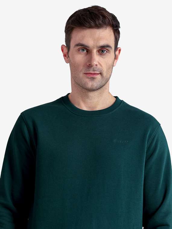 men solid long sleeve regular fit sweatshirt - 22243970 -  Standard Image - 3