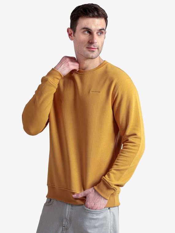 men solid long sleeve regular fit sweatshirt - 22243974 -  Standard Image - 3