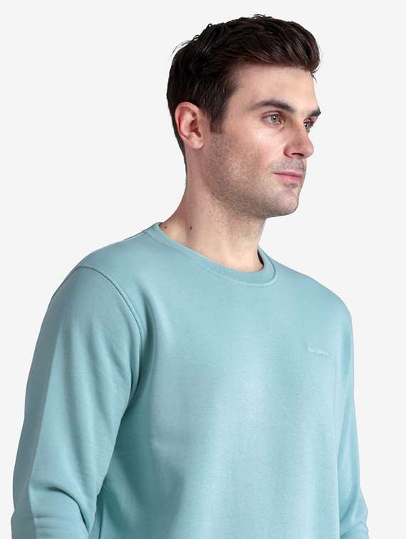 men solid long sleeve regular fit sweatshirt - 22243977 -  Standard Image - 3