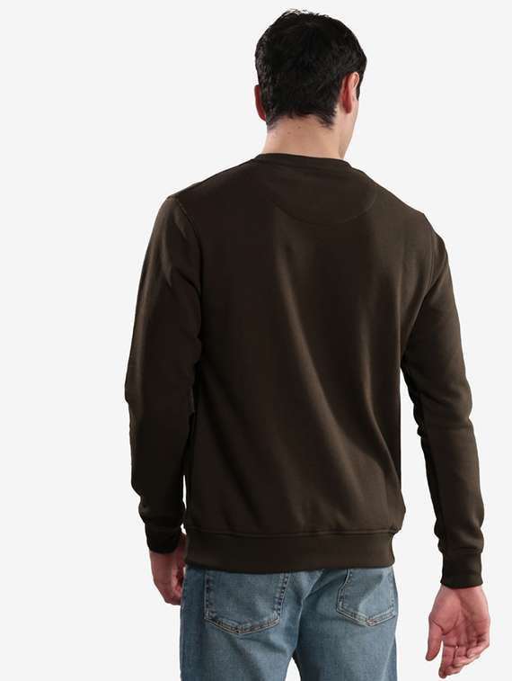 men typographic long sleeve regular fit sweatshirt - 22243989 -  Standard Image - 3