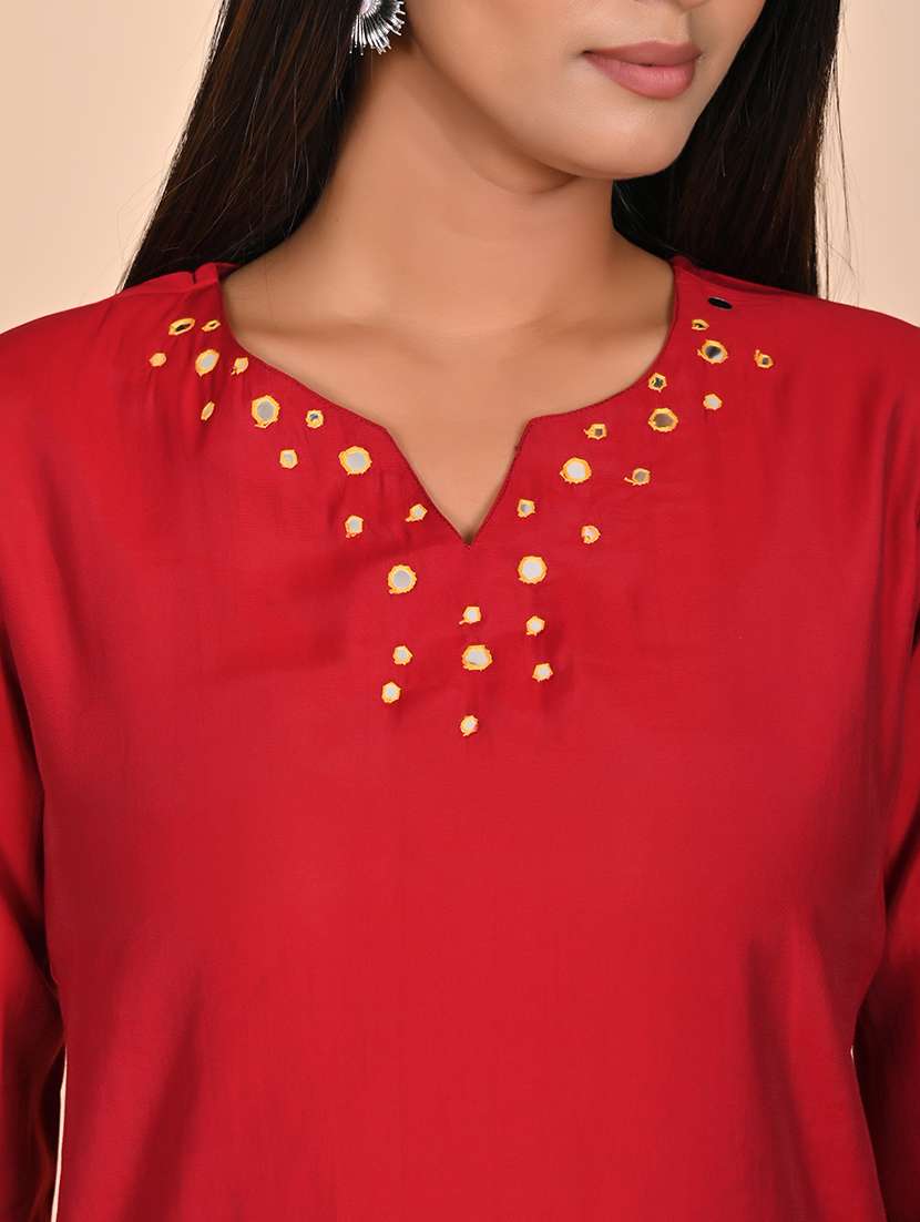 women embellished top and trouser co-ord set - 22244031 -  Standard Image - 5